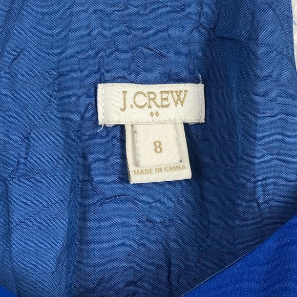J. Crew Bright Blue Spaghetti Strap Dress - Picture 5 of 5